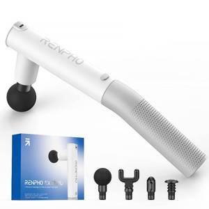 lot 11754 image: RENPHO Extend Massage Gun, FSA HSA Eligible Electric Handheld Massage Gun Deep Tissue, Portable Mini Massage Guns Type-C Charging, Percussion Massager for Neck and Back, Gifts for WomenMen White