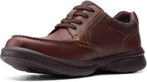 lot 11781 image: Clarks Mens Bradley Vibe Oxford, Tan Tumbled Leather, 9.5