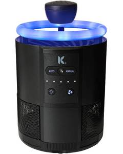 lot 11890 image: Katchy Duo Indoor Insect Trap with Scent Pod - Fan Powered with UV Light - Fruit Fly Traps for Indoors - for Fruit Flies, Gnats, Mosquitoes, Moths (Black)