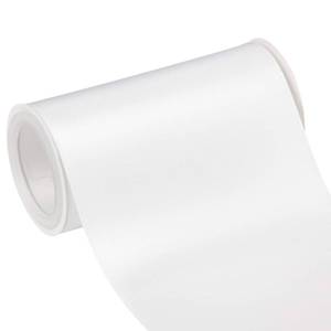 lot 11930 image: VATIN 4 Wide Double Faced Polyester White Satin Ribbon-Continuous 5 YardSpool, Perfect for Chair Sash, Making Bow, Sewing and Wedding Bouquet