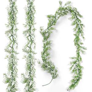 lot 11958 image: Lyrow 3 Pcs Artificial Baby Breath Flower Vines 5.9 ft Faux White Hanging Gypsophila Greenery Garland Vines Fake Bulk Baby Breath Garland for Wedding Party Table Backdrop Home Wall Decor