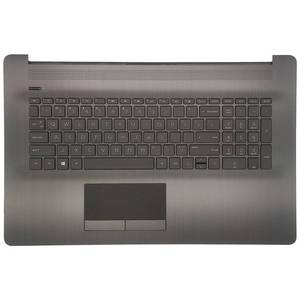 lot 11960 image: Jxjslp Replacement Upper Case Palmrest for HP 17-by 17-ca 17t-by 17z-ca Series Laptop Non-Backlit Keyboard Assembly Top Cover US Layout with 73H0 Touchpad L22750-001 Gray