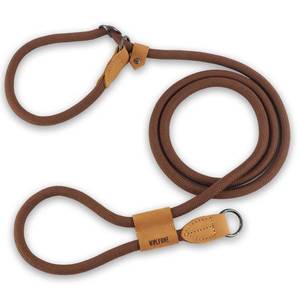 lot 11976 image: Wolfone Adjustable Handle Hands Free Slip Lead Dog LeashStrong Rope Dog LeashComfortable Lightweight Loop Leash for Large Medium Dogs 7ft Light Grey