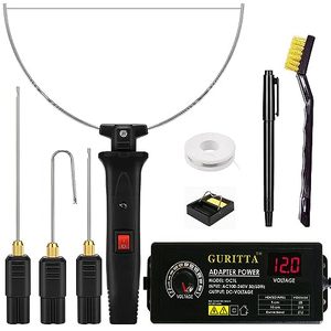 lot 12089 image: 4 in 1 Hot Wire Styrofoam Cutter (Black-24W) Hot Wire Foam Cutting Kit, Electric Carving Tool Transformer Adaptor