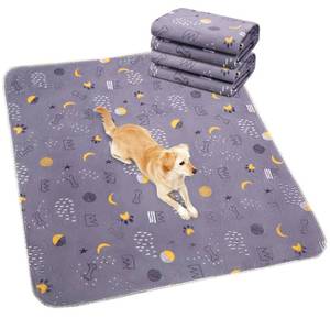 lot 12094 image: UPSKY Washable Pee Pads for Dogs 2 Pack Reusable Puppy Pads Waterproof Pet Training Pads, Non-Slip Dog Mats Fast Absorbent Whelping Pads for Playpen, Potty, Crate, Bed, 34� x 36�