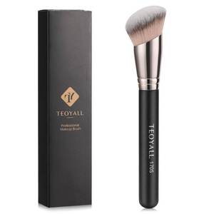 lot 12117 image: TEOYALL Angled Foundation Contour Brush, Synthetic Kabuki Brush for Concealing Blending Setting Buffing with Liquid, Cream and Powder Cosmetic (170S)