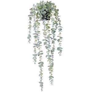 lot 12120 image: COCOBOO 1pcs Artificial Hanging Plants Fake Eucalyptus Potted Plant Hanging Plant for Wall Room Home Indoor Outdoor Shelf Decoration