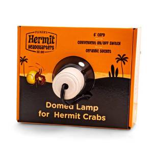 lot 12233 image: Flukers Domed Lamp for Hermit Crab Enclosures, 5.5-Inch, 1 Count (Pack of 1)