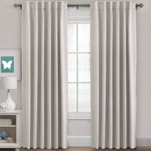 lot 12268 image: H.VERSAILTEX Blackout Curtains Thermal Insulated Window Treatment Panels Room Darkening Blackout Drapes for Living Room Back TabRod Pocket Bedroom Draperies, 52 x 96 Inch, Stone, 2 Panels