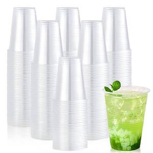 lot 12288 image: Lilymicky 390 Pack 16oz Plastic Cups, Cold Drinking Cups, Clear Disposable Plastic Cups for Parties, Picnic, BBQ, Travel, & Events