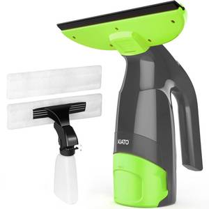 lot 12289 image: Window Vacuum, Window Vacuum Squeegee, Cordless Window Vacuum Cleaner, Rechargeable Window Vac with SpraySqueegeeVacuum, Electric Squeegee for Windows, Tiles, Mirrors, 200ml Water Tank