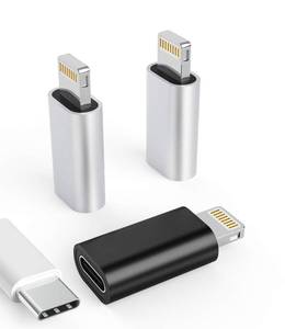 lot 12329 image: zoyuzan 3Pack USB C Female to Lightning Male Adapter for iPhone 12118 X XRXSSE7PlusPro Max Ipad Air Mini Type Compatible with Charging Support Data Transmission Connect