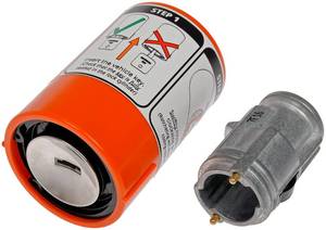 lot 12341 image: Dorman 924-793 Mechanical Key Relearn Ignition Lock Cylinder Compatible with Select Chrysler  Dodge  Mitsubishi Models (OE FIX)