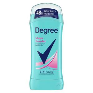 lot 12347 image: 3 Pack degree Womens deodorant