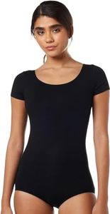 lot 12534 image: Capezio womens Classic Short Sleeve athletic leotards, Black, X-Small US