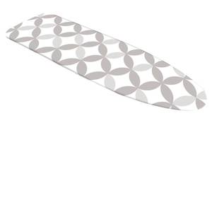 lot 12541 image: Westex Geo Circle Heavy Duty Ironing Board Cover and Pad, Thick 3-Layer Stain Resistant Padding, Elasticized Skirt, Click-to-Close Fastener, 15 x 54 Inch (Board NOT Included, Cover ONLY)