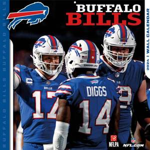 lot 12621 image: Buffalo Bills 2024 12 x 12 Team Wall Calendar