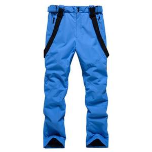 lot 12635 image: YEEFINE Mens Waterproof Snow Ski Pants Insulated Warm Winter Outdoor Snowboard Bibs with Suspenders(Blue,XL)