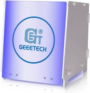 lot 12649 image: Geeetech UV Curing Light Box for LCDDLPSLA 3D Resin Printer Model, DIY 405nm UV Resin Curing Box with 360°Driven Turntable, Intelligent Time Control Resin Curing Station, Fast Curing Machine GCB-1