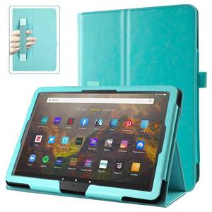 lot 12659 image: Case for All-New Amazon Fire HD 10 Tablet 13th Generation 2023 Release 10.1, HD 10 & 10 Plus Tablet 11th Generation 2021 Cover Slim PU Leather Case with Folding Stand, Auto WakeSleep, Hand Strap