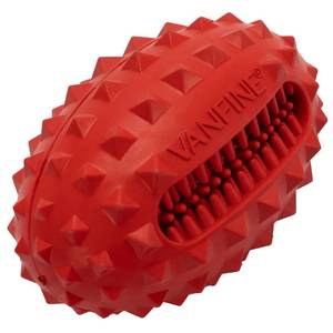 lot 12667 image: VANFINE Dog Toy, Squeaky, Indestructible, Tough, Durable Stick Chew Toy for Large Dogs, Puppies and Aggressive Chewers with Non-Toxic Natural Rubber (MediumLarge Dog, Football)