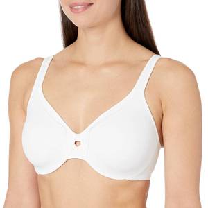 lot 12681 image: Olga Womens Butterfly Effect Minimizer Bra, White, 36D