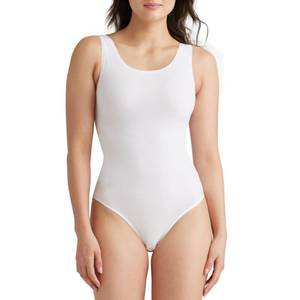 lot 12701 image: Yummie Womens Ruby Seamless Everyday Shaping Bodysuit, MediumLarge White