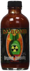 lot 12706 image: Bottle Da Bomb Beyond Insanity Hot Sauce, Bottle