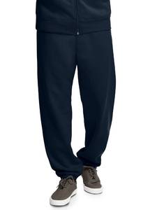 lot 12715 image: Fruit of the Loom mens Eversoft Fleece & Joggers (Regular Big Man) Sweatpants, Elastic Bottom - Navy, X-Large US
