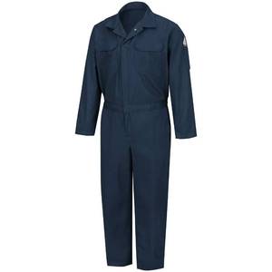 lot 12767 image: Bulwark Flame Resistant 6 oz Nomex IIIA Regular Premium Coverall with Navy, Size 50 - Retail $214.77