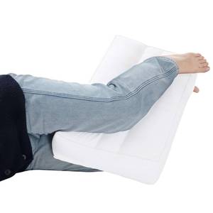 lot 12798 image: HOMBYS Knee Pillow for Side Sleepers,Down Alternative Between Leg Pillow for Sleeping,Under Knee Pillow for Sleeping on Back,Spine Alignment, Lower Back Pain Relief,Pregnancy Support,White 3 inch