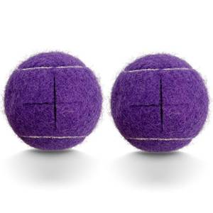 lot 12976 image: HPWFHPLF Walker Tennis Balls, 2PCS Walker Glide Balls, Precut for Easy Installation, Heavy Duty Long Lasting Walker Gliders (Purple)