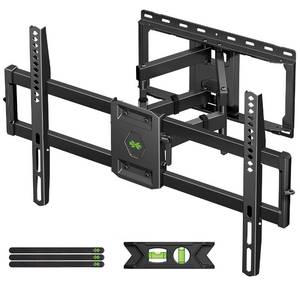 lot 13010 image: USX MOUNT Full Motion TV Wall Mount for Most 47-84 inch Flat ScreenLED4K TV, TV Mount Bracket Dual Swivel Articulating Tilt 6 Arms, Max VESA 600x400mm, Holds up to 132lbs, Fits 8� 12� 16 Wood Studs