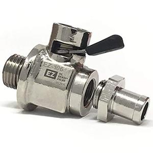 lot 13016 image: EZ-106(14mm-1.5) EZ Oil Drain Valve with removable Hose End Combo