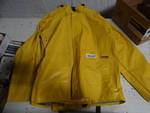 LaCrosse yellow rain coat & pants size small.