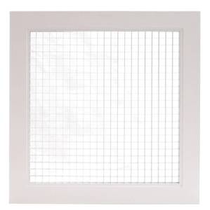 lot 42134 image: HVAC Premium 24 x 24 Cube Core Eggcrate Return Air Grille - Aluminum Rust Proof - HVAC Vent Duct Cover - White Outer Dimensions 25.75 X 25.75 Retail $112
