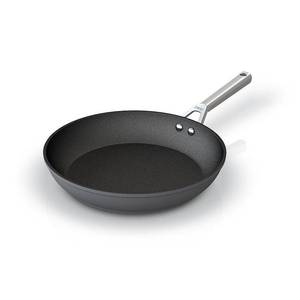 lot 42144 image: Ninja NeverStick Premium 12-inch Fry Pan Hard-Anodized Nonstick Durable & Oven Safe to 500°F Slate Grey C30030 Retail $50