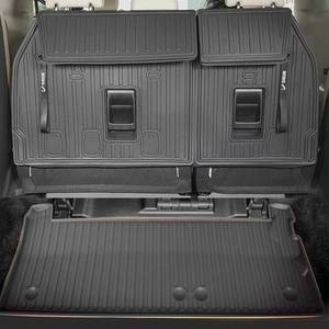 lot 42153 image: Original 2021-2024 Sienna Cargo Liner & Backrest Mats for Toyota Sienna 78 Seats Without Spare Tire - Custom Fit Trunk Mat & 3rd Row Seat Backrest Mats - All Weather Car Mats for Toyota Sienna Retail $130