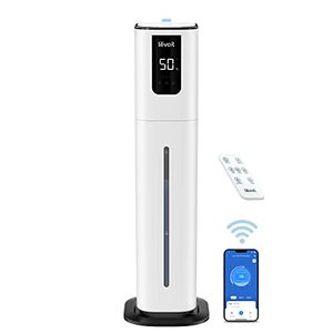 lot 42163 image: LEVOIT OasisMist 1000S (10L) Smart Humidifier for Home Large Room Bedroom, Last 100 Hours Suitable for Indoor Plant, Cover up to 600ft�, Easy Top Fill, Remoter & Voice Control, Auto Mode, Quiet, White Retail $150