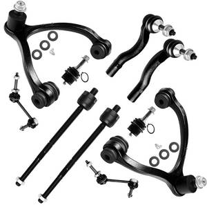 lot 42187 image: SOSOPART 10pc Set Front Suspension Kit Upper Control Arm Tie Rod End Sway Bar Link Lower Ball Joint Replacement for 2003-2011 For Ford Crown Victoria For Lincoln Town Car For Mercury Grand Marquis Retail $100