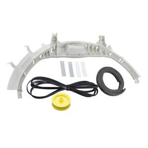 lot 42230 image: WE49X20697 Dryer Bearing Kit Compatible with GE Contains Top Front Bearing WE3M26 Drum Felt WE9M30 Drive Belt WE12M29 Slides WE1M1067 (WE1M481) Glide Slides WE1M504 (WE1M333) WE12X83 Pulley Idler Retail $33