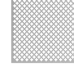lot 42241 image: M-D Building Products 57042 24 in. x 36 in. x .020 in. Mill Aluminum Sheet Cloverleaf