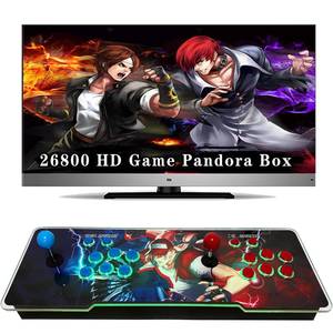 lot 42260 image: Aksozamg 26800 Game in 1 �� Arcade Game Console Pandora Box for HDMI VGA USB Output Retro Game Machine 1280X720 HD Display Double Joystick 1-4 Players Favorites List KOF Best Gift for Kids and Adults Retail $120