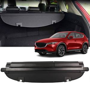 lot 42266 image: MarretooAuto Original Style Cargo Cover for Mazda CX-5 2017 2018 2019 2020 2021 2022 2023 with Rebounding plastic Trunk Cover Retail $89