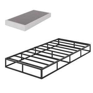 lot 42326 image: Bednowitz Twin Box Spring, 9 Inch High Profile Box-Spring with Fabric Bed Cover, Noise Free Sturdy Metal Frame, Heavy Duty Steel Structure Mattress Foundation, Easy Assembly Retail $110