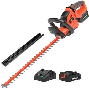 lot 42335 image: Hedge Trimmer Maxlander Hedge Trimmer Cordless with 22 Dual-Action Blade, Electric Hedge Trimmer Include 20V 2.0Ah Battery and Fast Charger Retail $170