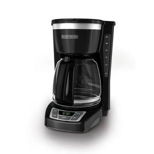 lot 42339 image: Black & Decker 12-Cup Programmable Coffee Maker, Black, CM1160B Retail $35