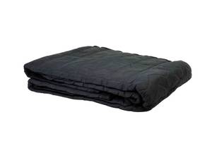 lot 42371 image: Mytee Products Large Sound Blanket 96 x 80 - Black Sound Dampening Blanket - Durable Woven CottonPolyester Blend Material - 12 lbs per Blanket, Machine Washable - Absorb Sound in Studios, Basements Retail $62