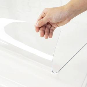 lot 42387 image: Warmstar Clear Table Cover Protector 36 x 60 Inch,1.5mm Thick Plastic Table Cover Rectangle,PVC Clear Table Protector,Desk Protector Mat for Kitchen, Dresser, Writing Desk��Dining Room Table Retail $30