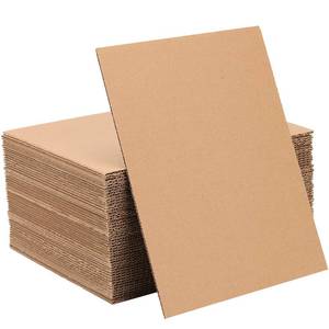 lot 42390 image: HOZEON 80 Pack Corrugated Cardboard Sheets 8.5 x 11 x 18 Inches, Premium and Thickened Cardboard Sheets, Brown Corrugated Cardboard Sheets for Packing, Mailing, DIY Crafts Retail $26